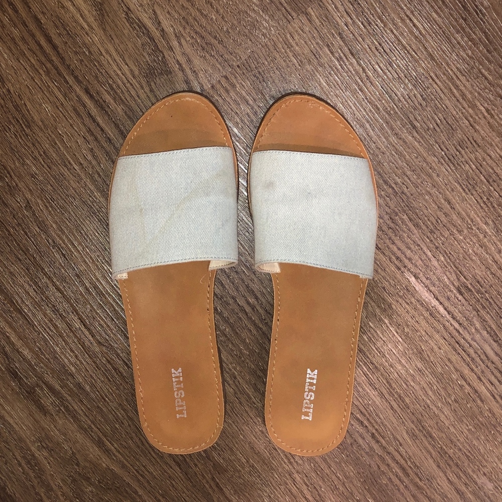 Princess Polly Light Blue Sandals - Picture 6 of 6